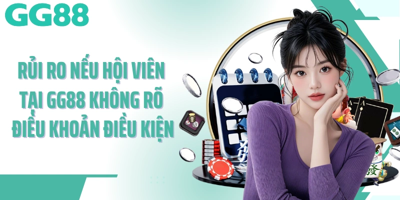 Rủi ro nếu hội viên tại GG88 không rõ điều khoản điều kiện