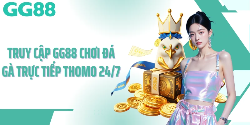 Truy cập GG88 chơi đá gà trực tiếp thomo 24/7